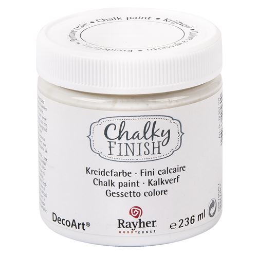 Peinture craie chalky pour matériau poreux blanc - chalky finish