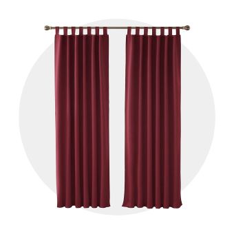 deconovo lot de 2 rideau balcon intérieur rideaux