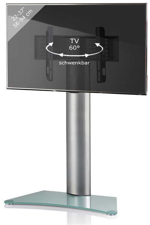VCM Support TV, Stand Findal Verre givré