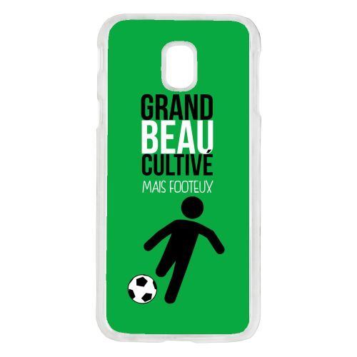 Coque grand beau cultiv mais footeux 4 compatible galaxy j7 2017 transparent