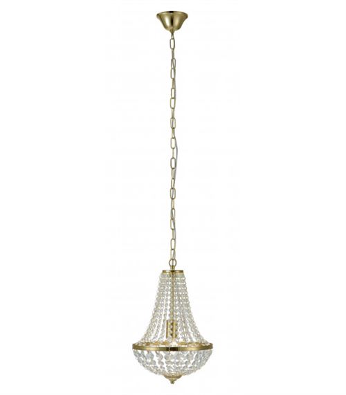 Suspension en cristal GRÄNSÖ Laiton 1 ampoule