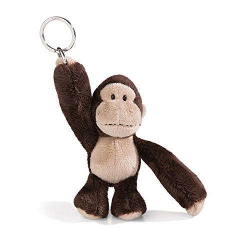 NICI-WF18 Porte-Clés Gorille Torben, Unisexe Enfant, NI41672, 10 cm