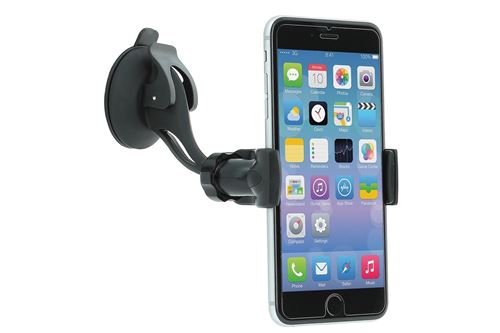 Pulse Support de téléphone Pincers avec ventouse noir