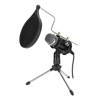 10€31 sur Microphone à Condensateur d'enregistrement Vocal de Studio pour  Téléphone Portable Pc - Microphone - Achat & prix