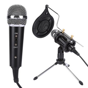 10€31 sur Microphone à Condensateur d'enregistrement Vocal de Studio pour  Téléphone Portable Pc - Microphone - Achat & prix