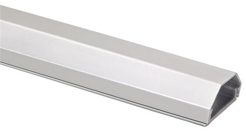 MyWall HZ4-1,1SIL Pack de 2 Chemins de câbles en aluminium pour Fixation mural 1100 mm Argent