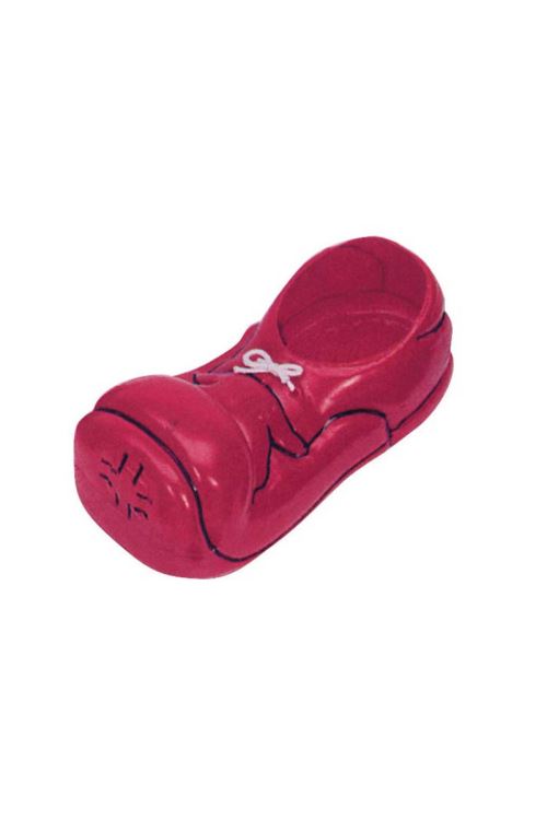Chaussures de clown plastique vert ou rouge