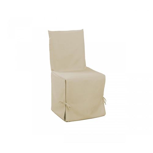 Housse de Chaise Naturel 50x50 - Douceur d'Intérieur