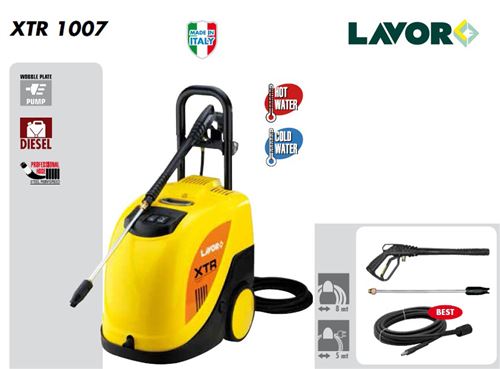Promotion - Lavor - Nettoyeur haute pression Eau chaude 2100W 135 Bars 420L/h - XTR 1007