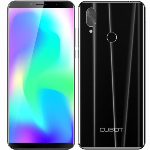 Smartphone Cubot X19 Black - 5.93 - Rom 64gb - RAM 4Go - 16 + 2mpx - 8mpx - 4000 Mah - Octa Core - Dual Sim - 4g - Déblocage des empreintes digitales et du visage