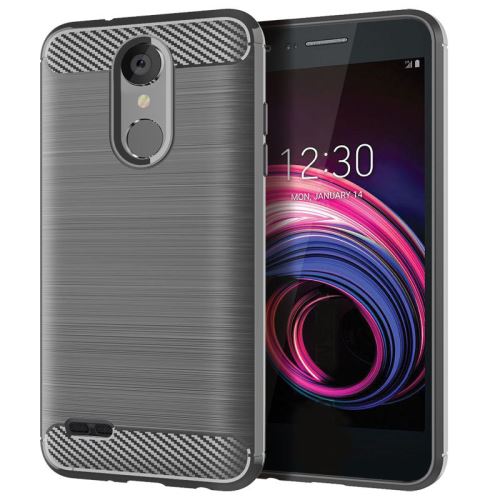 Etui Coque de protection durable souple pour LG Aristo3 - Gris