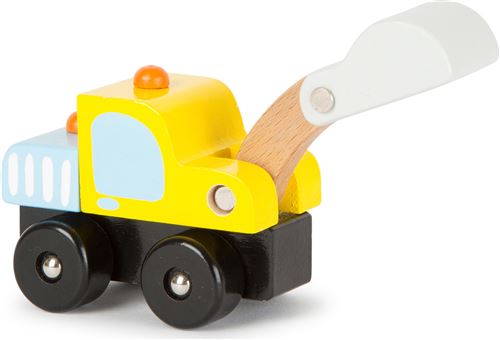 Small Foot excavateur jaune 14 x 5 cm