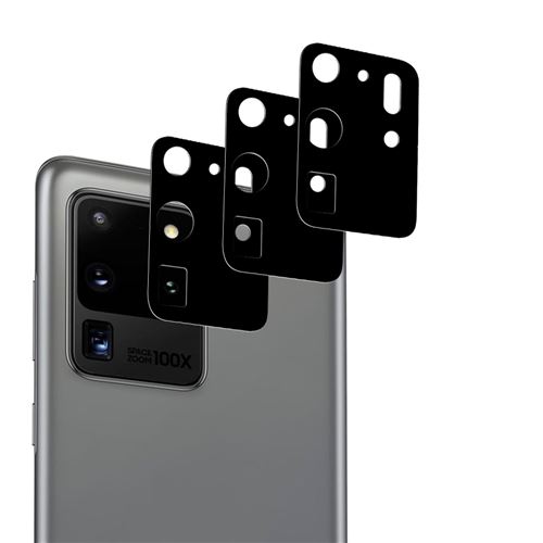 Protection Caméra pour Samsung Galaxy S20 ULTRA [Lot de 3] Verre Trempe Lentille Appareil Photo Arrière Film Protection Anti Rayure Phonillico®