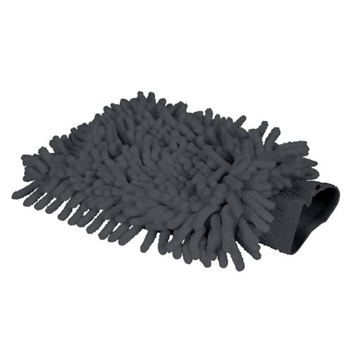 Paris Prix - Gant Microfibre chenille 23cm Anthracite