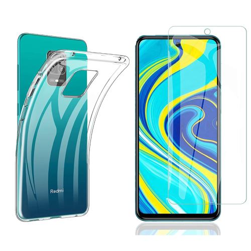 Protection intégrale 360 degres pour Xiaomi Redmi Note 9S : Coque Transparente ET Protection écran