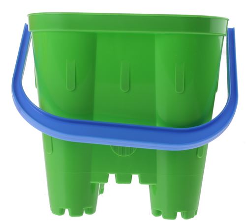écoiffier seau sandcastle vert 19 x 19 x 21 cm