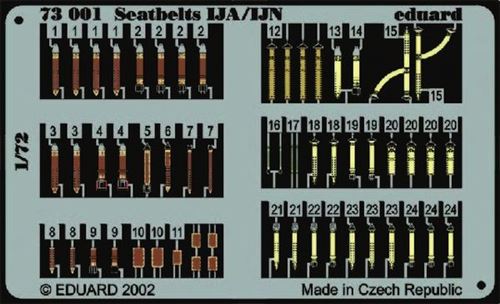 Eduard - Seatbelts IJA/IJN - Accessoires de maquette - 1:72 - Image 3