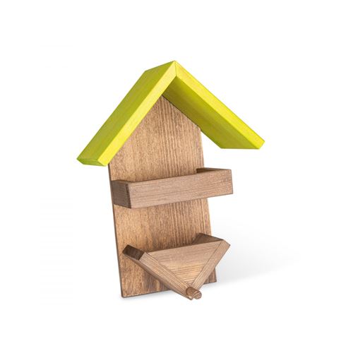 Support pot de graisse et graine pour oiseaux, taille: 24 X 15 X 26 cm. - Vadigran - VA-15650