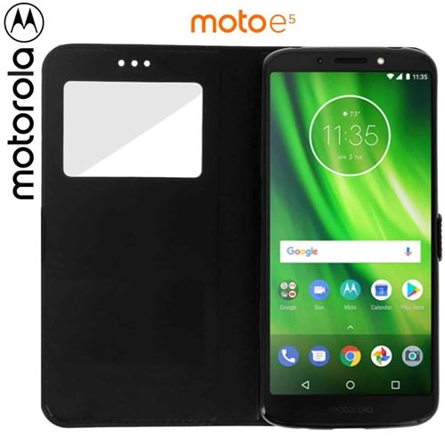 Etui MOTOROLA MOTO E5 - Noir