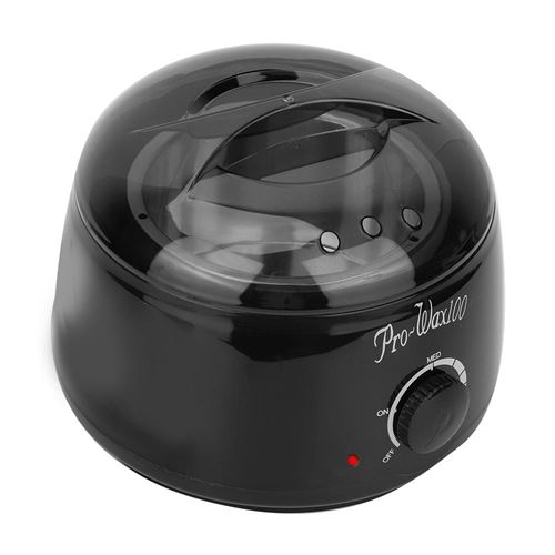 Epilateur à cire Blue ZOO avec perle de cire bâtons bol Noir