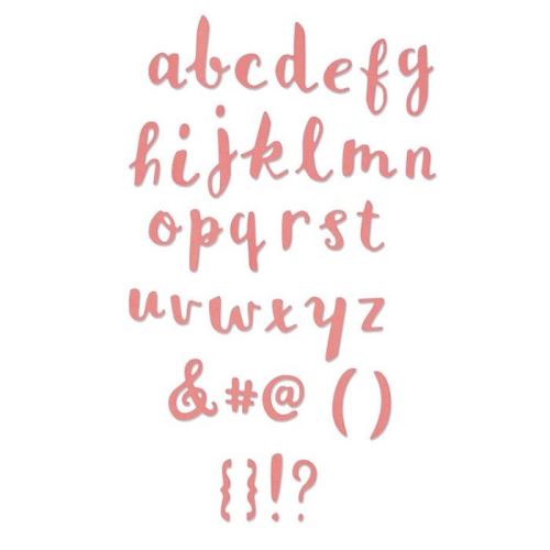 Matrice de découpe pour Sizzix - Alphabet minuscule