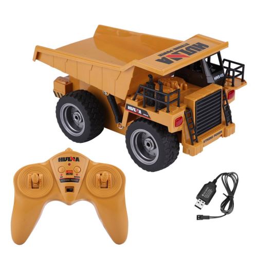 5 Sur Camion A Benne Basculante A Telecommande De 2 4ghz 6ch Allume Le Vehicule De Construction Cadeau De Noel Anniversaire Fete Accessoires Circuits Et Vehicules Achat Prix Fnac