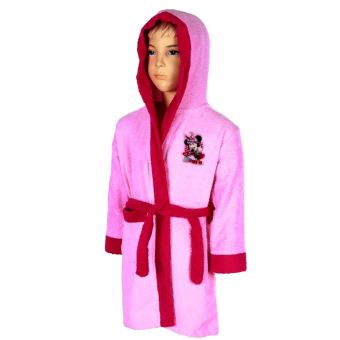 Peignoir Polaire Minnie 6 Ans Robe De Chambre Capuche Cl Achat