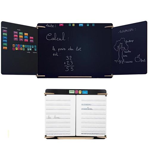 Tableau tryptique - Le vrai tableau d'école