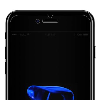 Verre trempé integrale à contours Noir - Protection Chocs + Anti-traçe p.  Apple iPhone SE 2022, 2020 et iPhone 8, 7