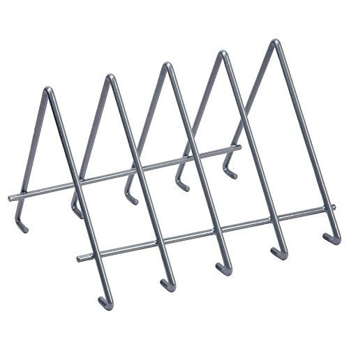 Sauvic support pour pôeles plateaux plastifié - gris 3265