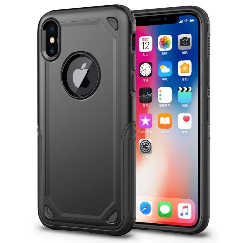 Iphone X / Xs Armure Combinaison Antichoc Noir Als80924