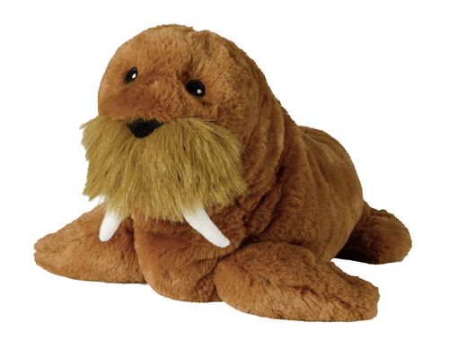 Warmies morse câlin chaud 32 cm marron