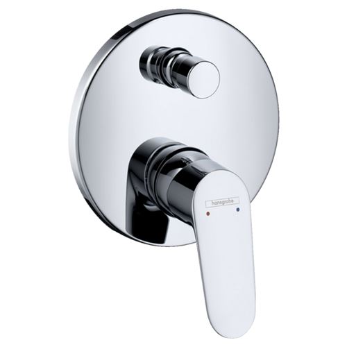 hansgrohe Fertigmontageset Focus UP-Wannen-Einhebelmischer, chrom