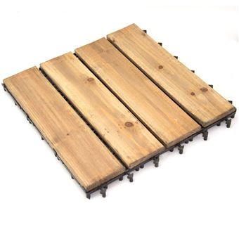Dalle En Bois Impregne 30 X 30 X 2 5 Cm Plancher Modulaire D
