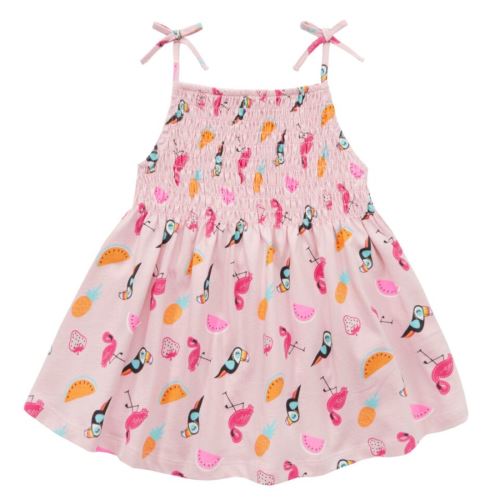robe fille tropical