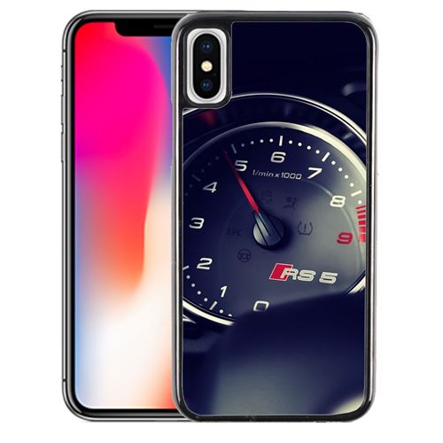 Coque pour iPhone XS compteur audi rs5