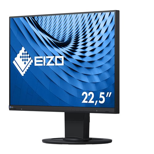 EIZO FlexScan EV2360-BK - LED-monitor - 22.5 - 1920 x 1200 - IPS - 1000:1 - 5 ms - DVI-D, VGA, DisplayPort - luidsprekers - zwart