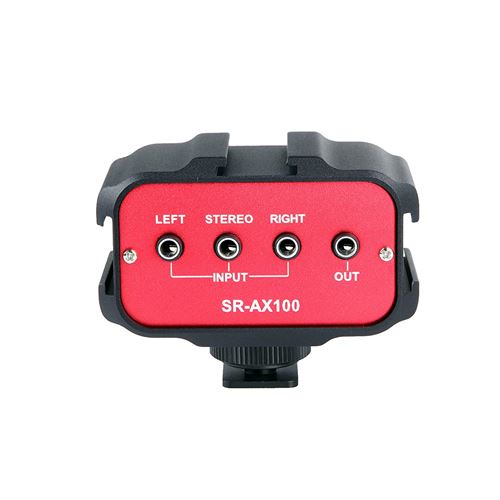 Saramonic SR-AX100 Adaptateur audio pour Appareil photo Rouge