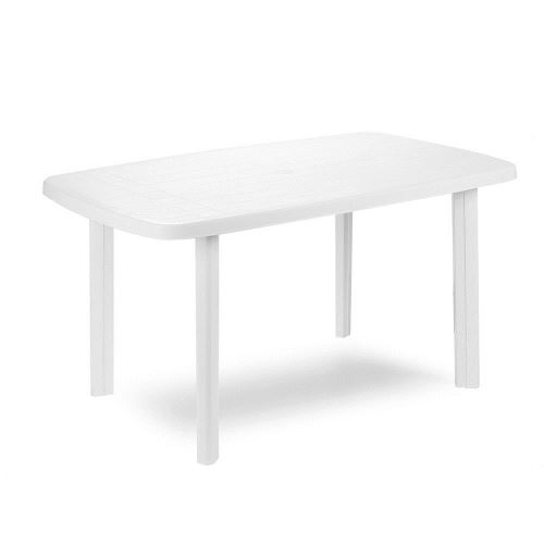 Table Ovale en résine blanche FAR036BI