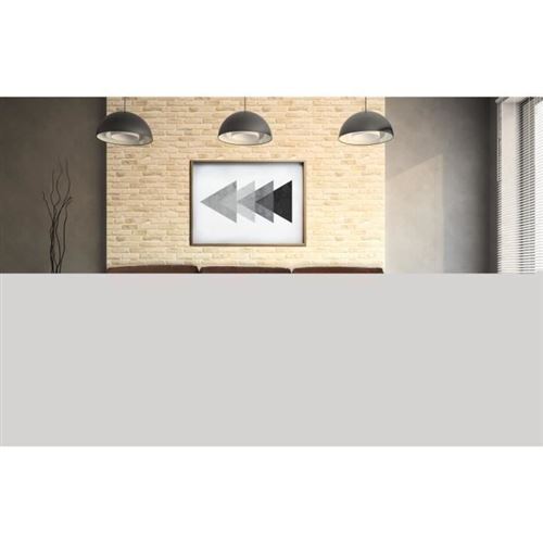 PAUL Canape dangle droit 4 places - Tissu Marron vintage - Contemporain - L 215 x p 140 cm