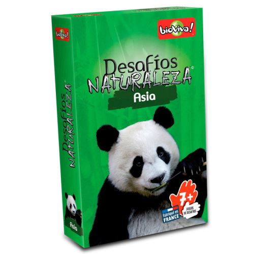 BIOVIVA - Asmodee – Jeu de Cartes – Défis Nature Asie (ade0des09es)