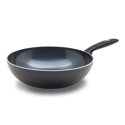 Greenpan Noir Wok 28 Cm Aluminium Revêtement Céramique - Torino - Céramique - Image 1