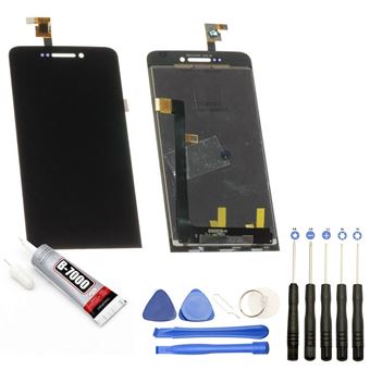Écran LCD Complet + Vitre Tactile Pour Realme 8 5G - Kit Réparation Avec Colle B7000 Et Outils Inclus