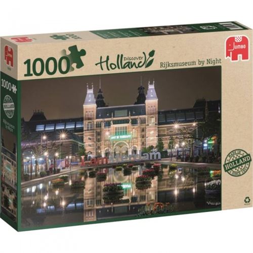 Puzzle 1000 Pièces : Rijksmuseum by Night, Jumbo