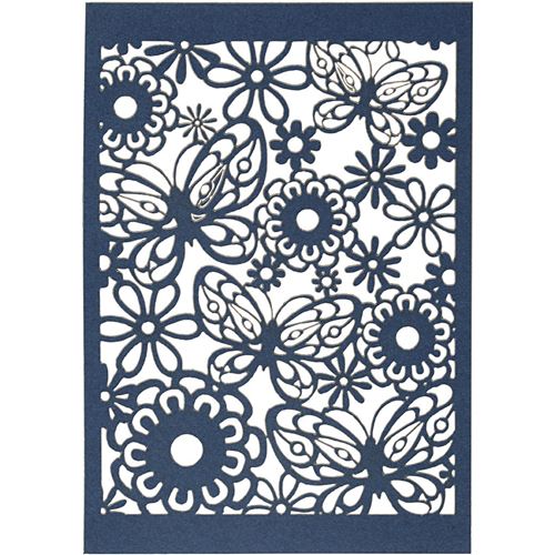 Creotime patron carton 10,5 x 14,8 cm 10 pièces bleu
