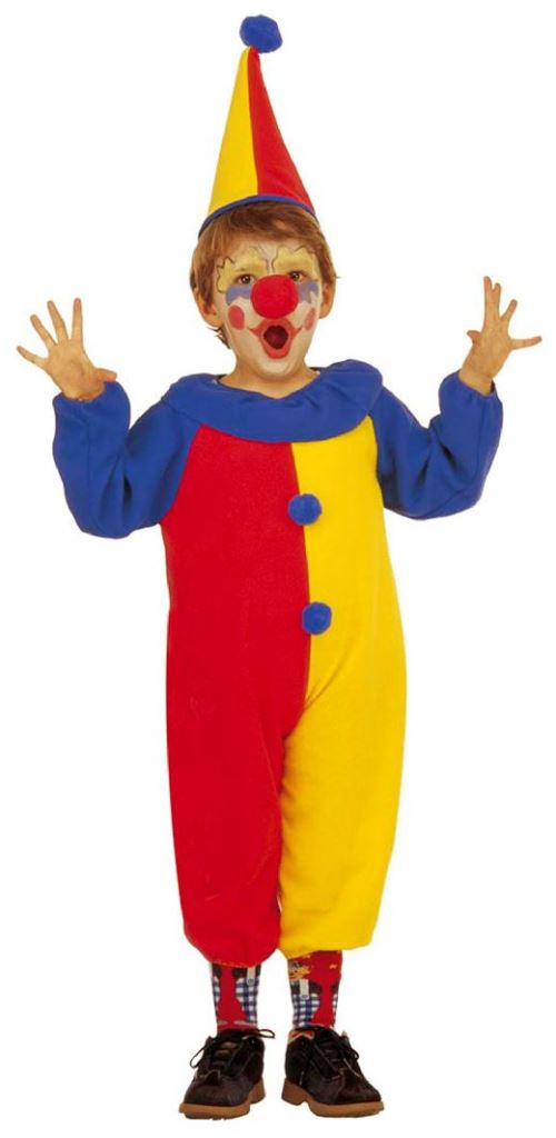 Déguisement clown rigolo 3/4 ans