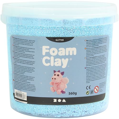 Foam Clay Foam Clay paillettes bleu clair 560 grammes