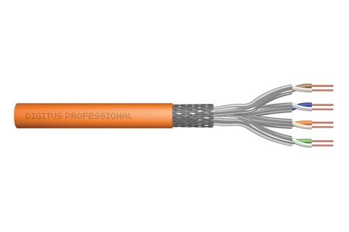 Assmann Electronic DK-1743-VH-D-1 câble de réseau 100 m Cat7 S/FTP (S-STP) Orange - Câbles de réseau (100 m, Cat7, S/FTP (S-STP), Orange)