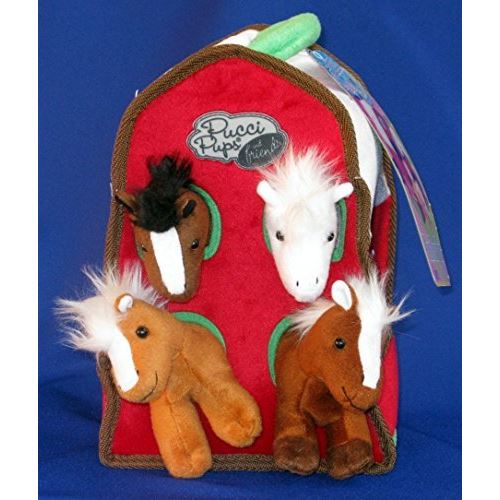 Pucci Pups and Friends - Plush Pony Barn