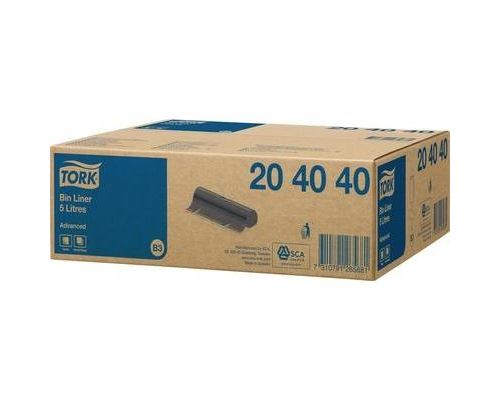 Sac poubelle 5 l tork advanced noir 204040